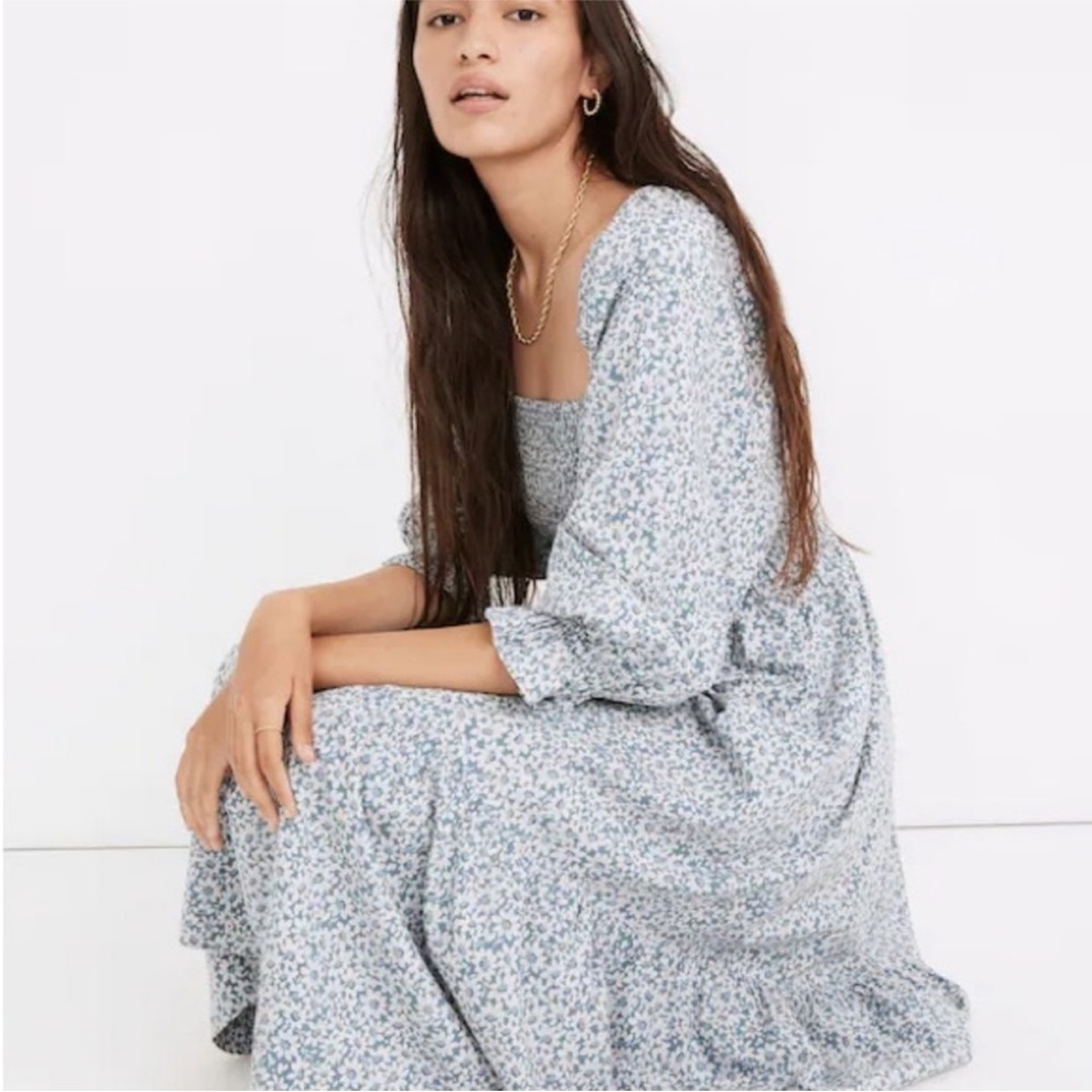 Madewell Lucie blue dress